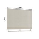 Ver imagem 2 de Persiana Romana Express Finesse Blackout 160cm x 160cm Belchior Uniq