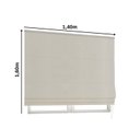 Ver imagem 2 de Persiana Romana Express Finesse Blackout 140cm x160cm Belchior Uniq