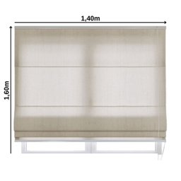 Persiana Romana Express Finesse Belchior 140cm x160cm Uniq - 2