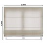 Persiana Romana Express Finesse Belchior 140cm x160cm Uniq - 2