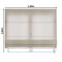 Ver imagem 2 de Persiana Romana Express Finesse Belchior 140cm x160cm Uniq