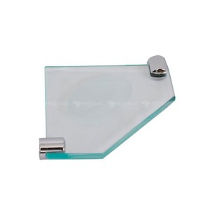 Saboneteira de Canto em Vidro 8mm - Vildrex - Incolor