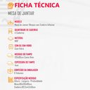 Ver imagem 5 de Sala de Jantar Mesa Olímpia 120cm Mdf Vidro Canto Reto com 4 Cadeiras Carol Moderna