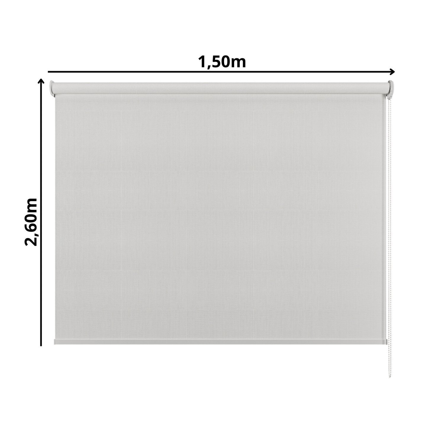 Persiana Rolo Express Screen 3% 150cm x 260cm Belchior Uniq - 2