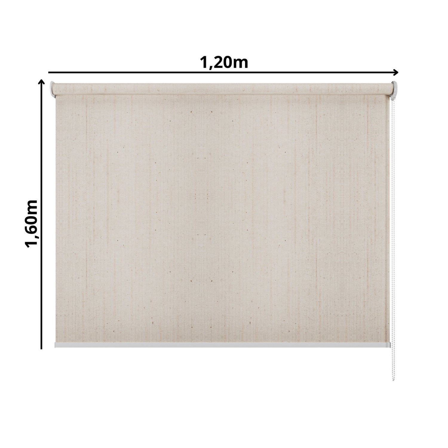 Persiana Rolo Express Finesse 120cm x 160cm Blackout Belchior Uniq - 2