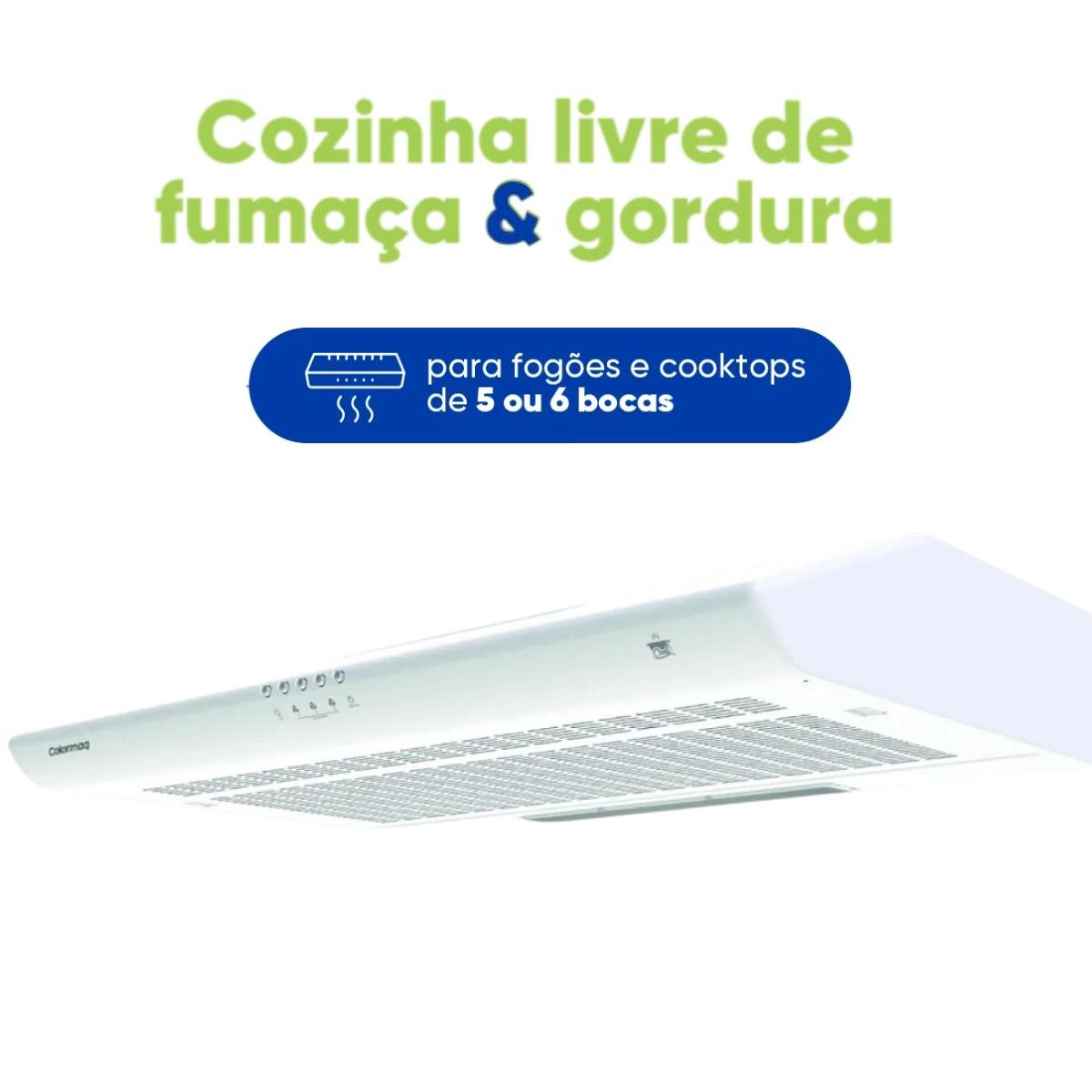 Depurador Exaustor Cozinha 80 Cm Parede 127v Aço Colormaq - 3