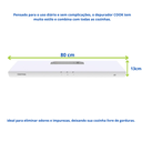 Ver imagem 5 de Depurador Exaustor Cozinha 80 Cm Parede 127v Aço Colormaq