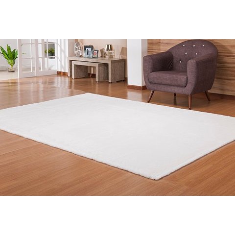 Tapete Pele Bangor 180x300 Branco Unico