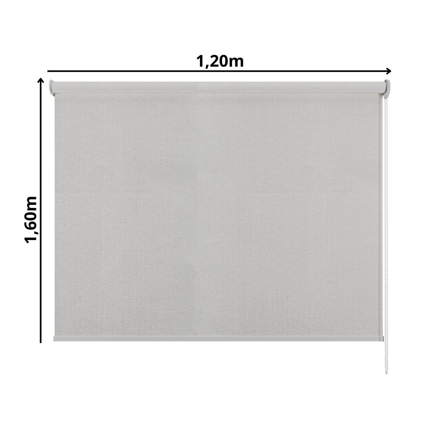 Persiana Rolo Express Finesse 120cm x 160cm Blackout Belchior Uniq - 2