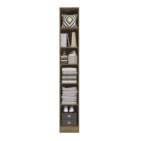 Guarda Roupa sem Portas Closet Modulado 36cm Linha Modulado Adapt Arm36amdp Kappesberg - Nogueira