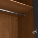 Ver imagem 7 de Guarda-Roupa Modulado 2 Portas 2 Gavetas 80cm x 52cm x 230cm Linha Liga Modulado Cinza Canela/Grafite