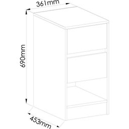 Guarda Roupa Modulado 3 Peças Wood Móveis Castro - 16 Guarda Roupa Modulado 3 Peças Wood Móveis Castro - 16