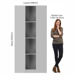 Guarda Roupa Modulado 3 Peças Wood Móveis Castro - 14 Guarda Roupa Modulado 3 Peças Wood Móveis Castro - 14