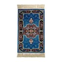 Ver imagem 2 de Tapete Persa Azul Claro Ideal para Quarto Sal e Hall 0,50x1,00cm