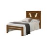 Cama Solteiro Madeira Maciça Mônaco - 2