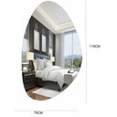 Ver imagem 2 de Espelho Orgânico 115cm X 70cm E02 Lançamento Luxo Quarto Sala Banheiro