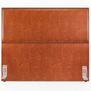 Ver imagem 7 de Cabeceira Cama Box Casal Com Tachas 140 cm Vicenza L02 Couríssimo Camel - Lyam Decor