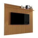Ver imagem 3 de Painel Ripado para TV até 75 Polegadas MDF 185,5CMX183CM Vênus 1.8 Marrom