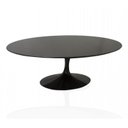 Ver imagem 1 de Mesa de Centro Saarinen Oval 137x90cm Madeira Base Preta Laca Preta