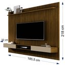 Ver imagem 4 de Painel Ripado para TV até 70 Polegadas com Nicho 2 Portas Prateleira Venus 1.8