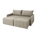 Ver imagem 6 de Sofá Cama Casal Retrátil e Reclinável 2 Lugares Linho Bronze Baraúna 180cm CabeCasa MadeiraOriginals