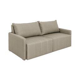 Sofá Cama Baraúna Retrátil e Reclinável 3 lugares 1,80m em Linho CabeCasa MadeiraMadeira - 4
