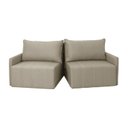 Ver imagem 5 de Sofá Cama Baraúna Retrátil e Reclinável 3 lugares 1,80m em Linho CabeCasa MadeiraOriginals