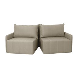 Sofá Cama Baraúna Retrátil e Reclinável 3 lugares 1,80m em Linho CabeCasa MadeiraMadeira - 5