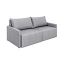 Ver imagem 4 de Sofá Cama Baraúna Retrátil e Reclinável 3 lugares 1,80m em Linho CabeCasa MadeiraOriginals