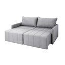 Ver imagem 6 de Sofá Cama Baraúna Retrátil e Reclinável 3 lugares 1,80m em Linho CabeCasa MadeiraOriginals