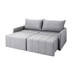 Sofá Cama Baraúna Retrátil e Reclinável 3 lugares 1,80m em Linho CabeCasa MadeiraMadeira - 6