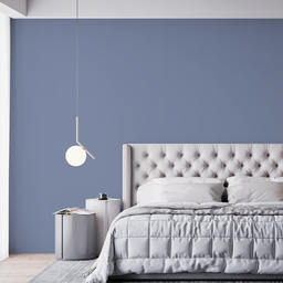 Papel de Parede Azul Escuro Adesivo Liso Sala Quarto 3m - 2