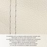 Sofá Elétrico Reclinável Sala de Estar Concepción U076 308cm Modulado Botão Touch Couro Bege Claro G - 5