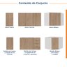 Cozinha Modulada 6 Peças sem Tampo 3 Aéreos 6 Portas e 3 Balcões Ipanema CabeCasa MadeiraMadeira - 5