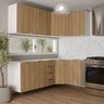 Cozinha Modulada 6 Peças sem Tampo 3 Aéreos 6 Portas e 3 Balcões Ipanema CabeCasa MadeiraMadeira - 2
