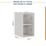 Cozinha Modulada 6 Peças sem Tampo 3 Aéreos 6 Portas e 3 Balcões Ipanema CabeCasa MadeiraMadeira - 18