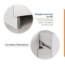 Ver mais imagens de Cozinha Planejada 4 Peças com Tampo 2 Aéreos 5 Portas e 2 Balcões Ipanema CabeCasa MadeiraOriginals Branco