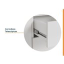 Ver mais imagens de Cozinha Planejada 6 Peças sem Tampo 3 Aéreos 6 Portas e 3 Balcões Ipanema CabeCasa MadeiraOriginals Branco