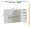 Cozinha Modulada 6 Peças sem Tampo 3 Aéreos 6 Portas e 3 Balcões Ipanema CabeCasa MadeiraOriginals - 15