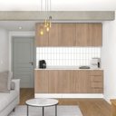 Ver imagem 3 de Cozinha Modulada 4 Peças com Tampo 2 Aéreos 5 Portas e 2 Balcões Ipanema CabeCasa MadeiraOriginals