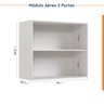 Cozinha Modulada 4 Peças com Tampo 2 Aéreos 5 Portas e 2 Balcões Ipanema CabeCasa MadeiraMadeira - 13