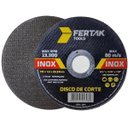 Ver imagem 1 de Disco Corte Metal Aço Inox Ferro Esmerilhadeira 115x1x22mm | Fertak