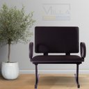 Ver imagem 1 de Cadeira Escritório Obesos Até 200KG Com Braços Corsa Longarina Reforçada