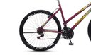 Ver imagem 4 de Bicicleta Colli Cazelle Allegra Aro 26 Freio V-brake Quadro 18 Roxo