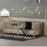 Mini Cama Montessoriana Berço com Grades Palitos Casatema MadeiraOriginals - 1