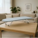 Ver imagem 1 de Tabua de Passar Portatil Pequena Dobravel para Apartamento Ferro Branca