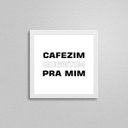 Ver imagem 2 de Quadro Quadrado Cafezim Quentim 20x20cm:Madeira branca