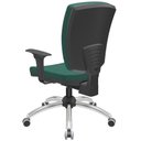 Ver imagem 7 de Cadeira de Escritório Diretor Office Base Giratória Cromada Alta Flexi P03 Poliéster Verde -