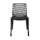 Ver imagem 2 de Cadeira Gruvyer Preta - Kit com 4