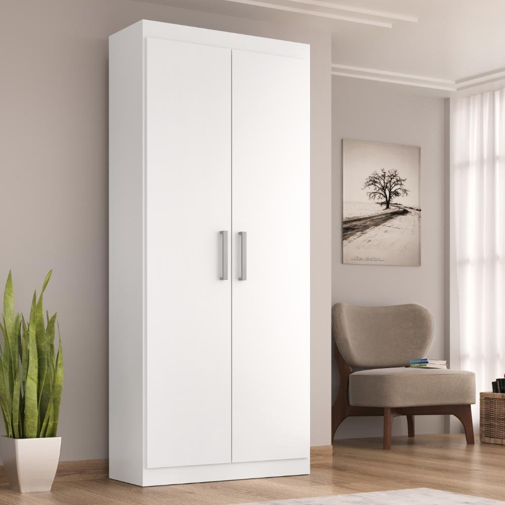 Multiuso Miriam 2 Portas 1,85m Branco | MadeiraMadeira